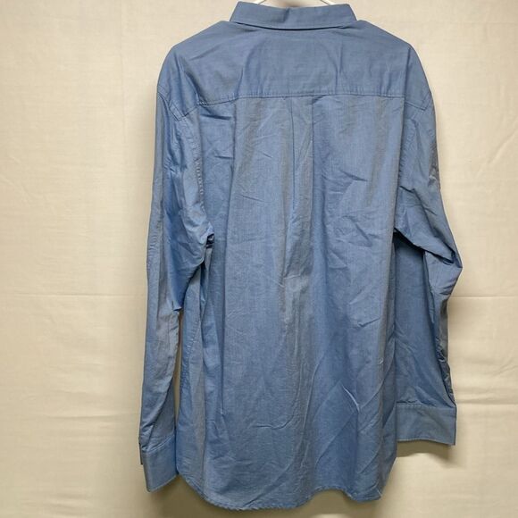 Men's Blue Button-Up Shirt Tommy Bahama Size Large NWT MSRP $118 (OKPM-05-006) - Picture 3 of 7